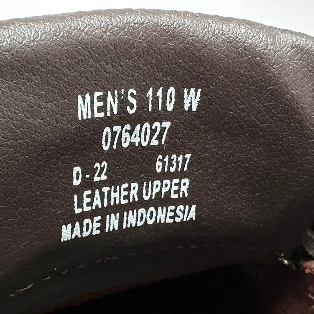 Sperry Top-Sider 2-Eye Leather Boat Shoes Mens 11 W Brown Deck Moccasin Slip On